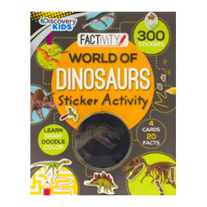 WORLD OF DINOSAURS Sticker Activity